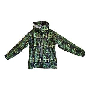 BONFIRE Men's S Snowboarding Chroma Fusion Jacket Hooded Full Zip Mesh Lined 42"